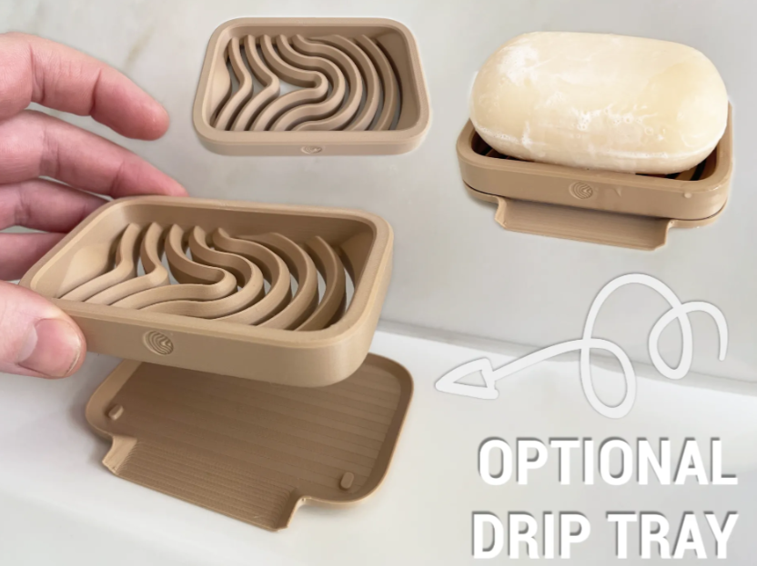 Soap Tray - With Optional Drip Tray