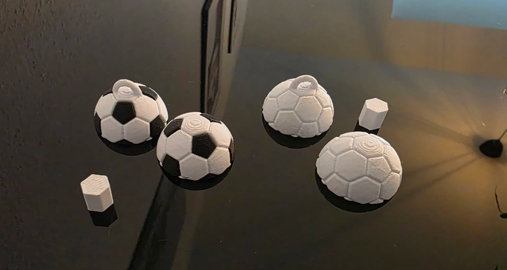 Soccer ball keychain