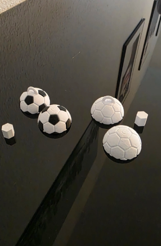 Soccer ball keychain
