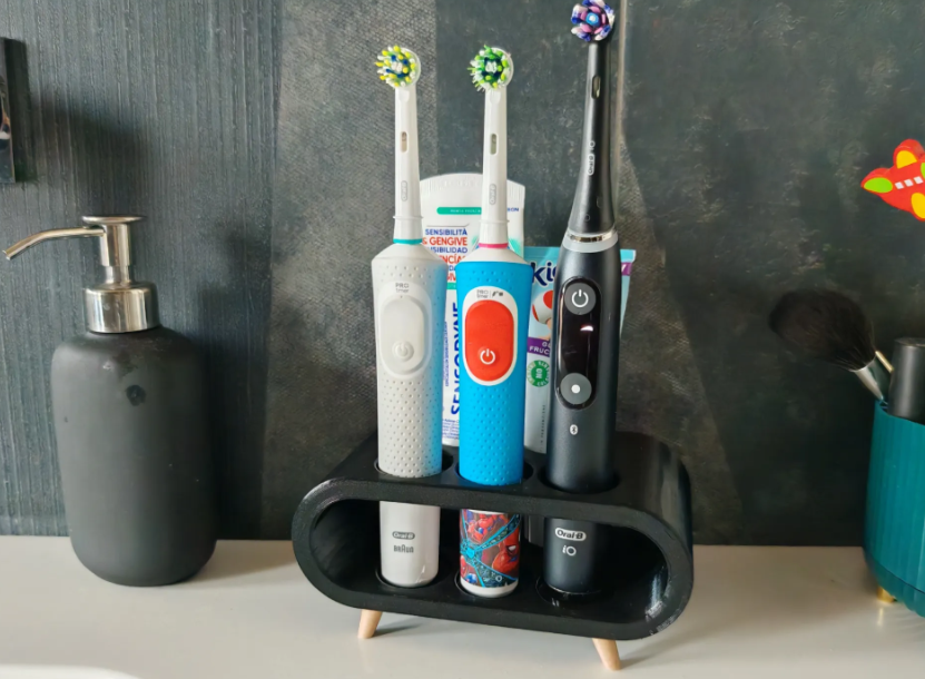 Electric Toothbrush & Toothpaste Organizer