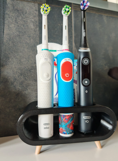 Electric Toothbrush & Toothpaste Organizer