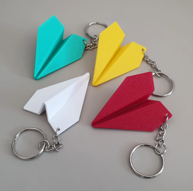 Paper plane - Origami Keychain