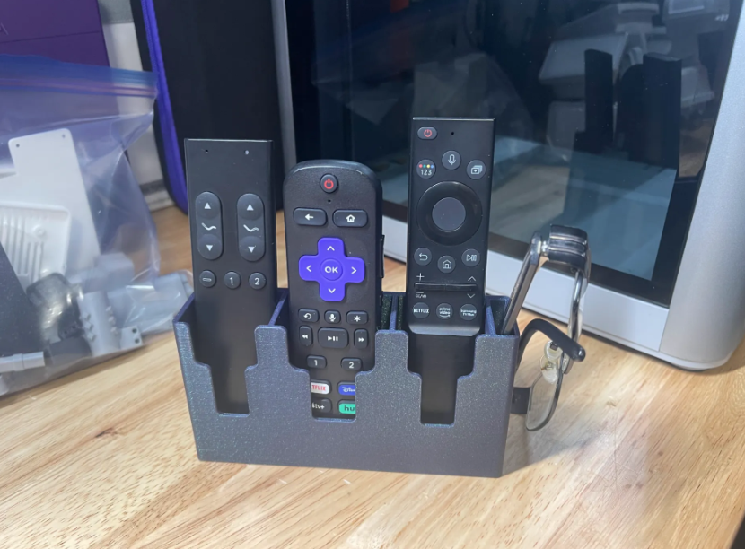 Wall-Mounted Remote Control Organizer