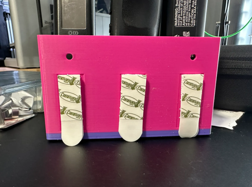 Wall-Mounted Remote Control Organizer
