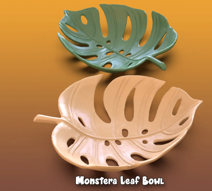 Monstera Leaf Bowl