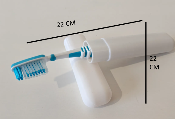 Toothbrush travel case