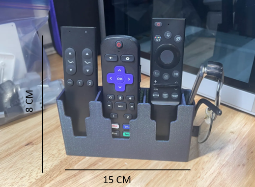 Wall-Mounted Remote Control Organizer