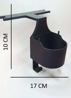 Car Headrest Organizer with Cup Holder