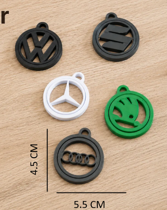 Print-in-Place Car Spinner Keychains