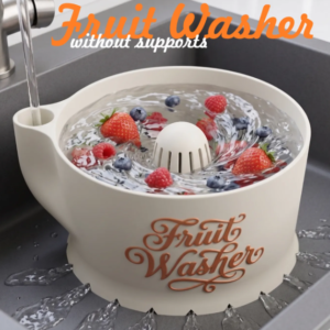 NEW, fruit washer with relief, without supports