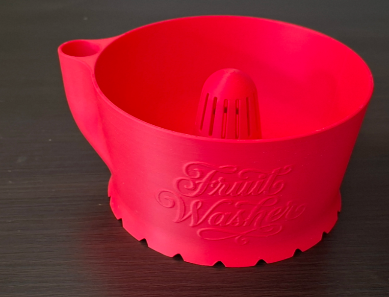 NEW, fruit washer with relief, without supports