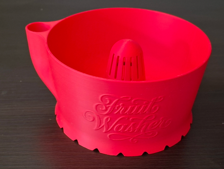 NEW, fruit washer with relief, without supports