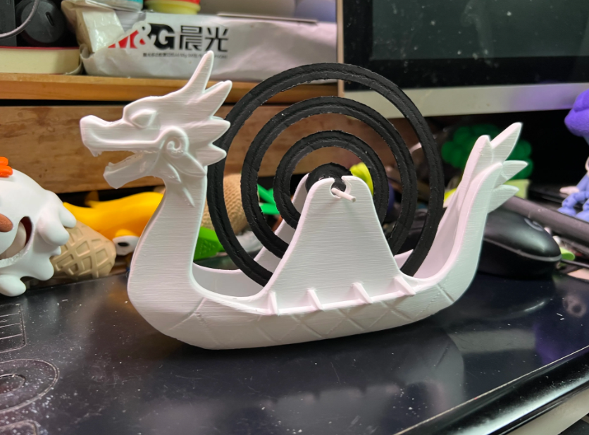 Dragon Boat Mosquito Coil Holder
