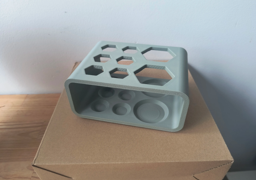 Multi-Slot Toothbrush & Toothpaste Holder