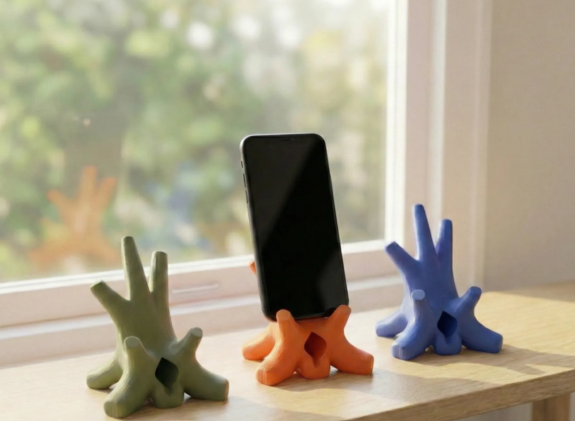 Modern Branch Phone Stand