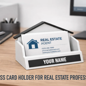 House Business Card Holder