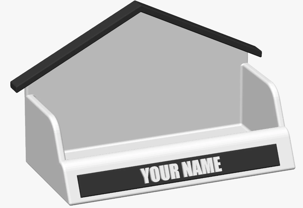 House Business Card Holder