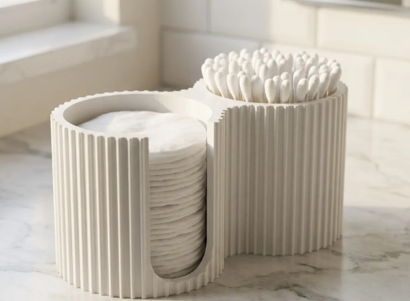 Cotton Pad & Cotton Swab Holder