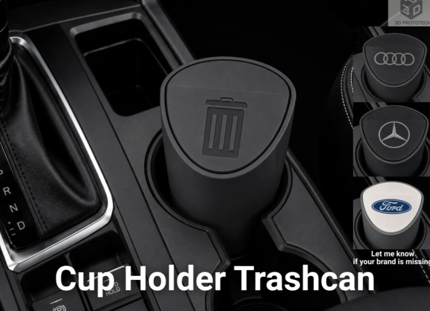 Car Cup Holder Mini Dustbin