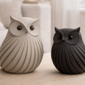 Spiral Owl Decorative Showpiece