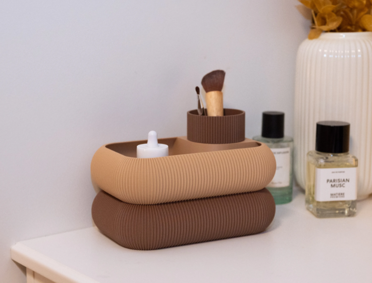 Modern Vanity Organizer Tray