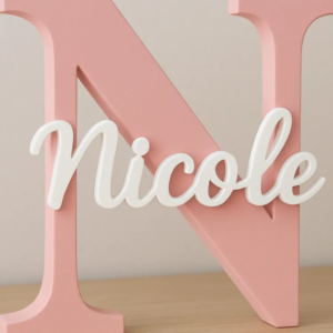 Custom Name Initial Letter Decorative Showpiece