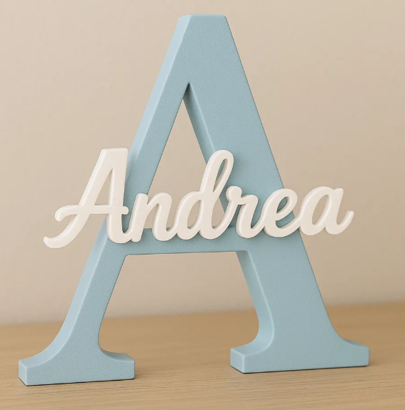 Custom Name Initial Letter Decorative Showpiece
