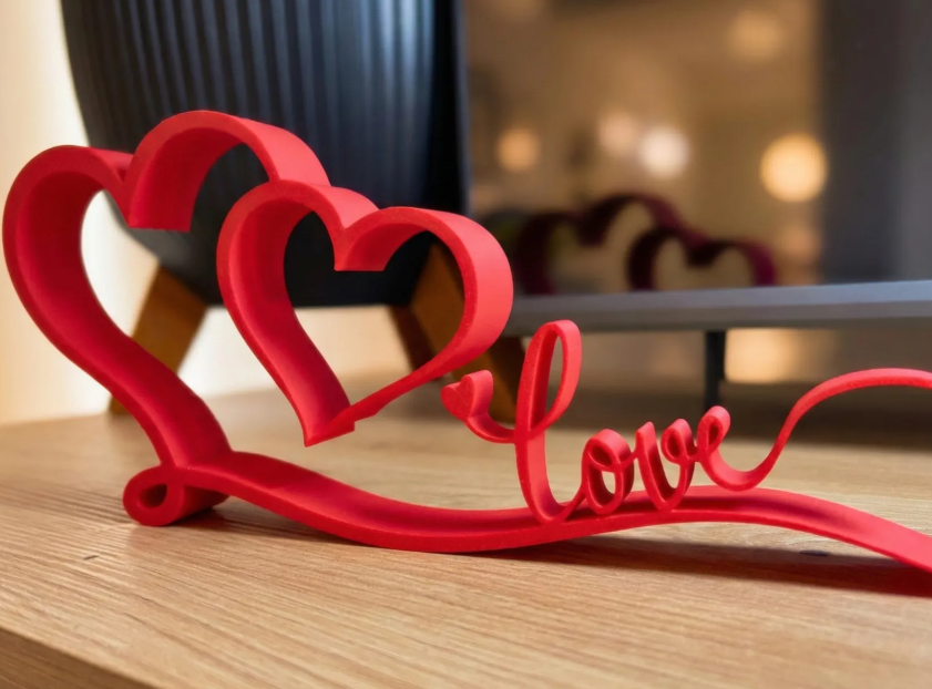 Love Hearts Decorative Showpiece – Elegant Romantic Home Décor