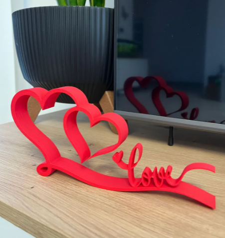 Love Hearts Decorative Showpiece – Elegant Romantic Home Décor