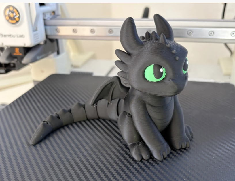 Cute Baby Dragon Articulated Figure – Flexible Desk Toy & Collectible