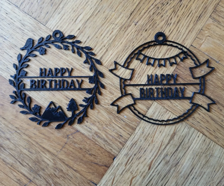 Happy Birthday Hanging Ornament