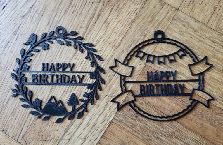 Happy Birthday Hanging Ornament