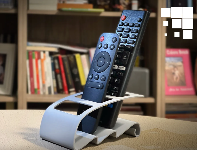 Dual Remote-Control Holder – TV Remote Organizer
