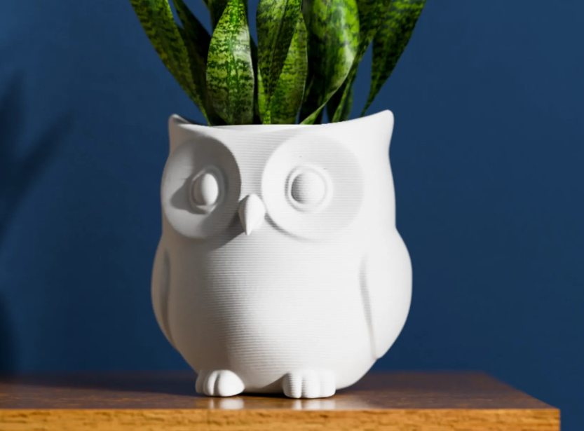Cute Owl Planter – Decorative Flowerpot