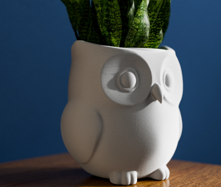 Cute Owl Planter – Decorative Flowerpot