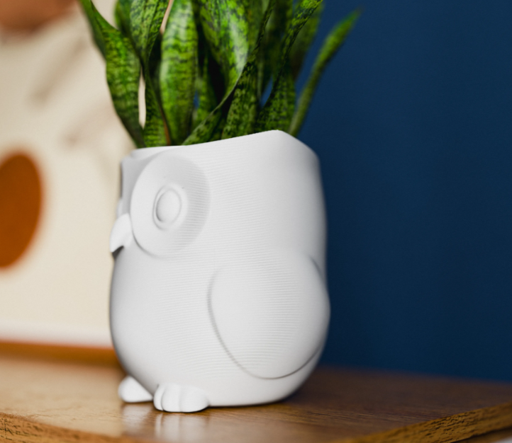 Cute Owl Planter – Decorative Flowerpot