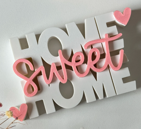 HOME Sweet HOME Decorative Table Sign.