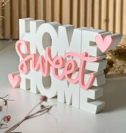 HOME Sweet HOME Decorative Table Sign.