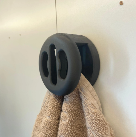 Wall-Mounted Push Towel Holder