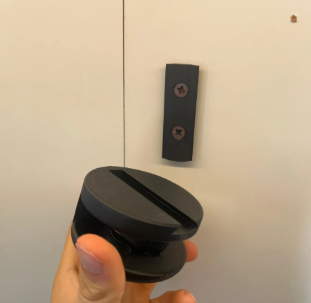 Wall-Mounted Push Towel Holder