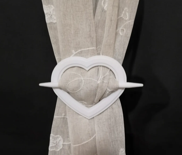 Heart Curtain Tieback Holder.