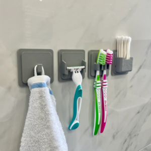 Wall-Mounted Multi-Purpose Bathroom Holder Set