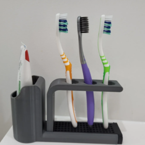 Toothbrush & Toothpaste Organizer Stand