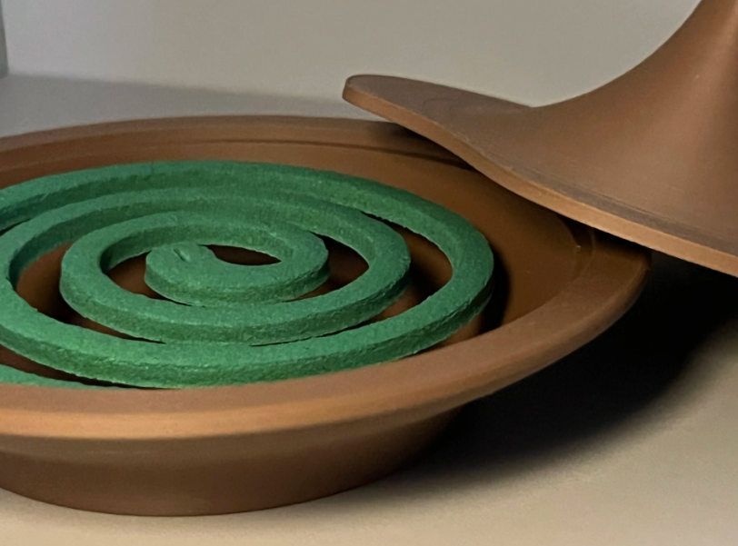 Mosquito Coil Holder with Lid