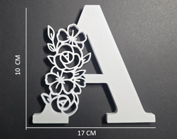 3D Decorative Letter A-Z Wall Decor