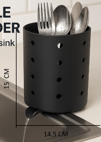 Drainable Utensil Holder
