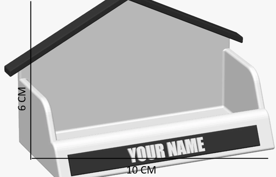 House Business Card Holder