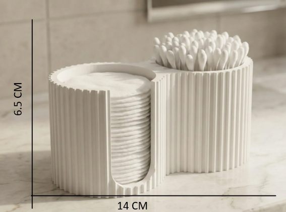 Cotton Pad & Cotton Swab Holder