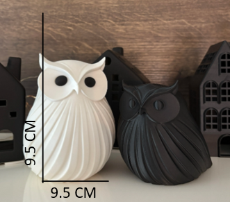 Spiral Owl Decorative Showpiece