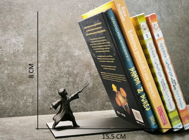 Wizard Bookend – Magical Book Holder for Book Lovers